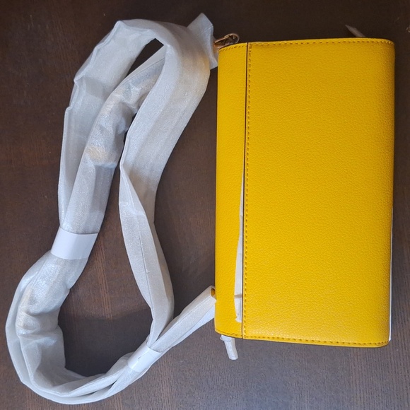 HP Michael Kors Jasmine yellow crossbody bag - Picture 3 of 10